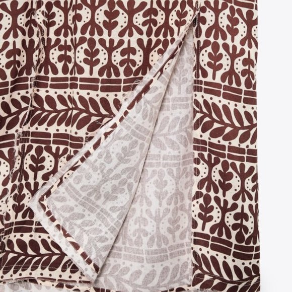 Zara Printed Linen Blend Dress - Picture 11 of 14